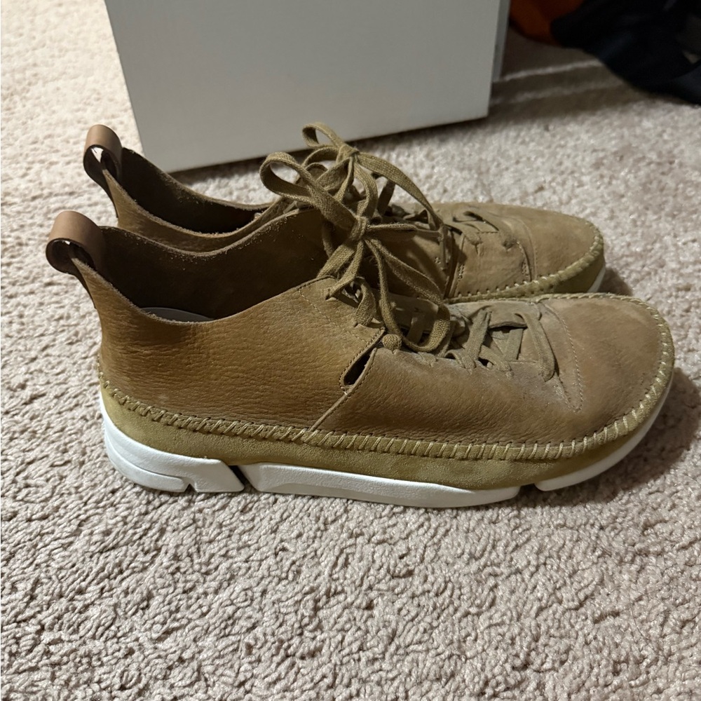 Men's Tan Leather Casual Shoes